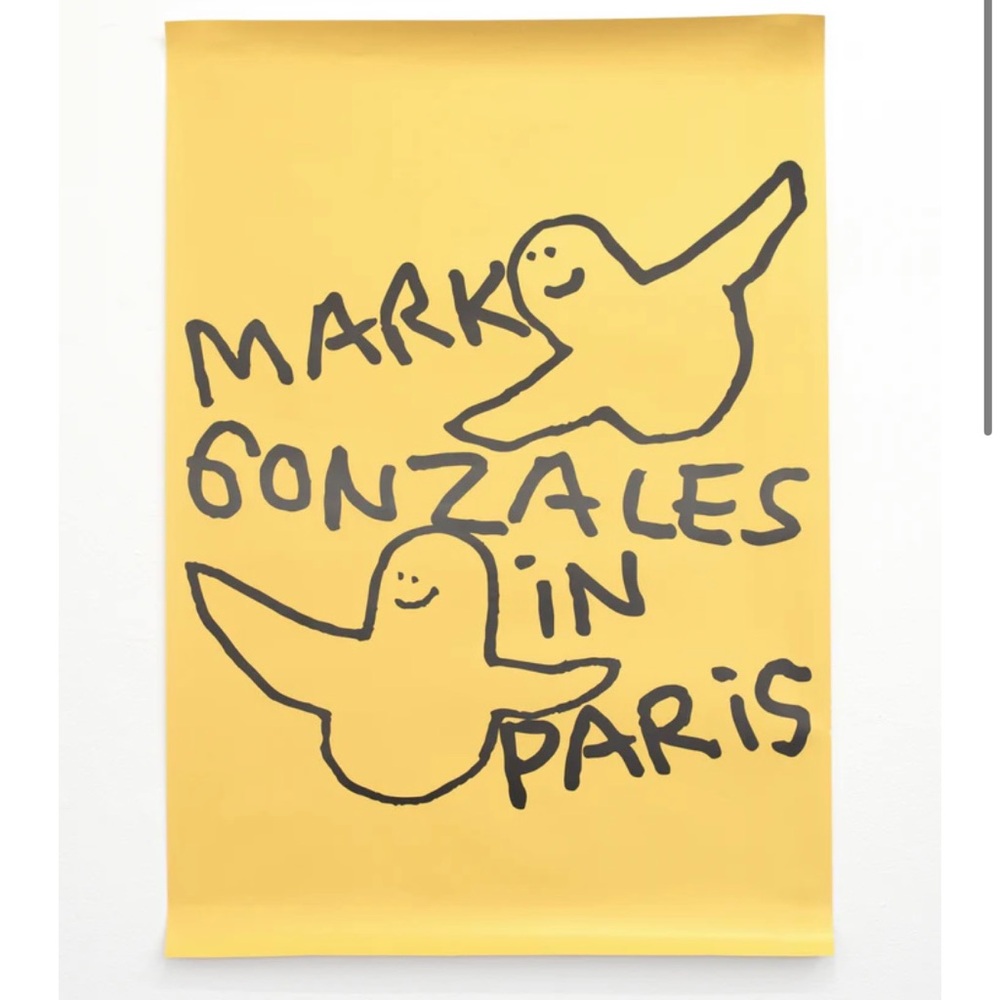 Mark Gonzales Paris Art Exhibition Poster Supreme Vision Skateboard Rvca Adidas